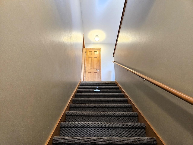850 Evergreen Dr Unit 8, Hartford, WI 53027 - stairway with baseboards