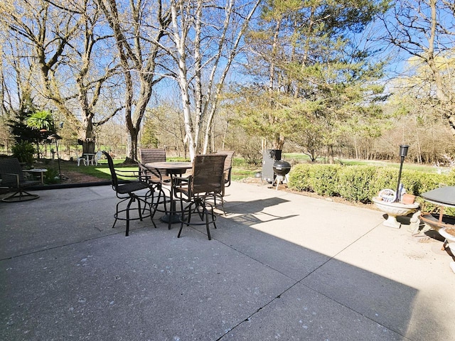 view of patio / terrace featuring outdoor dining space