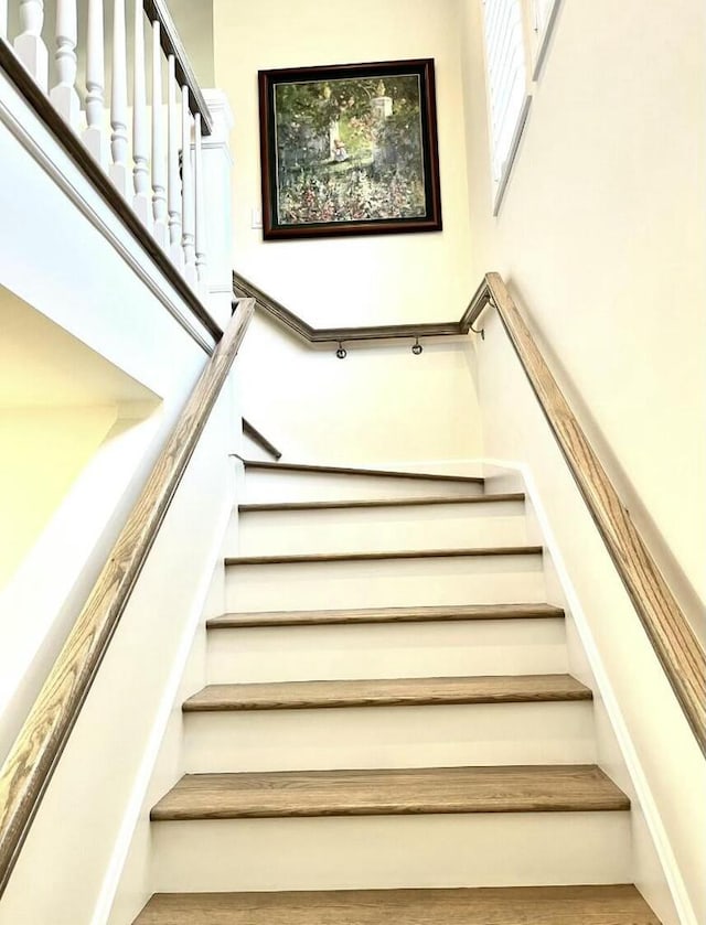 view of staircase