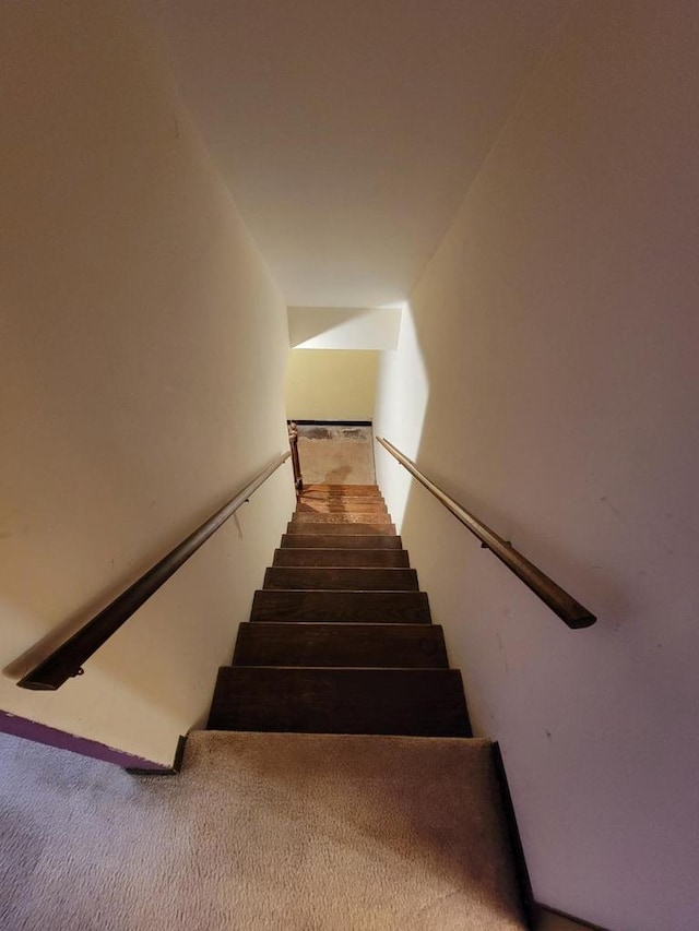 view of staircase