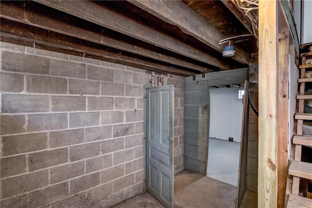 603 Dodge St, Eau Claire, WI 54701 - view of unfinished basement
