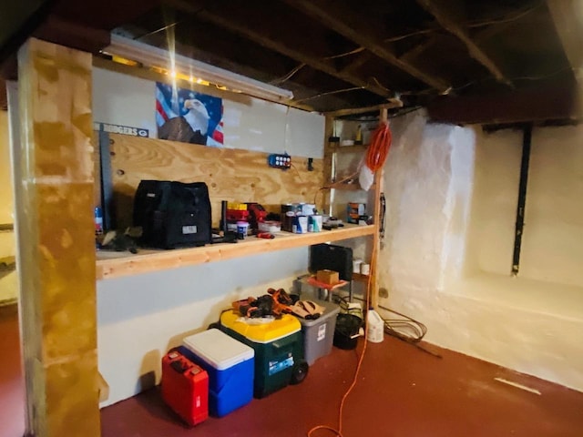 view of storage