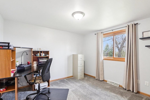 N6376 Hillcrest Rd, Pardeeville, WI 53954 - carpeted office featuring baseboards and visible vents