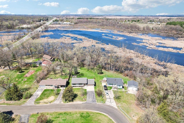 N6376 Hillcrest Rd, Pardeeville, WI 53954 - bird's eye view featuring a water view