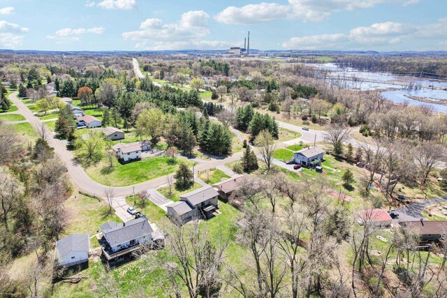 N6376 Hillcrest Rd, Pardeeville, WI 53954 - bird's eye view featuring a water view