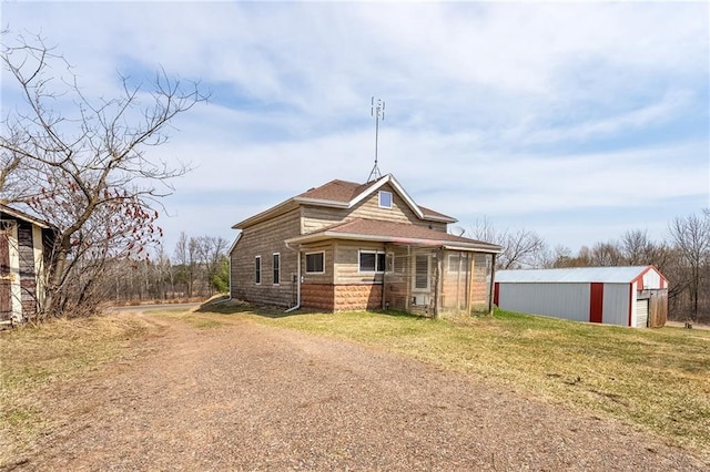 W12141 Hwy 8, Bruce, WI 54819 - exterior space featuring a lawn