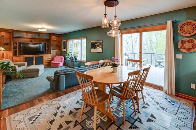 6610 Whittlesey Rd, Middleton, WI 53562 - dining room featuring wood finished floors and baseboards