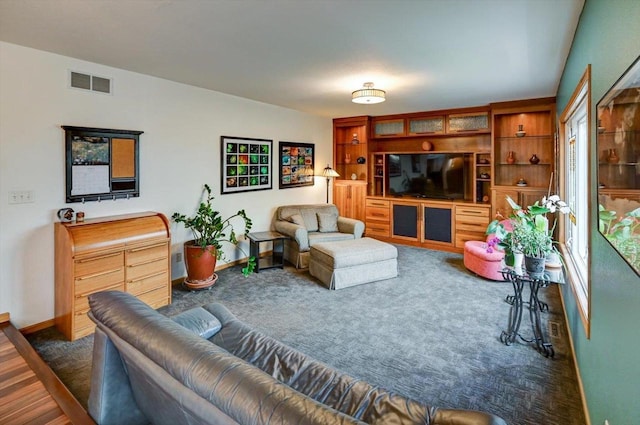 6610 Whittlesey Rd, Middleton, WI 53562 - living area featuring baseboards and carpet floors