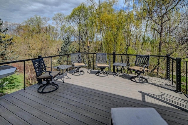 6610 Whittlesey Rd, Middleton, WI 53562 - view of wooden terrace