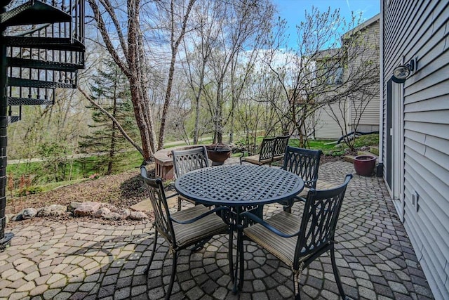 6610 Whittlesey Rd, Middleton, WI 53562 - view of patio with outdoor dining space