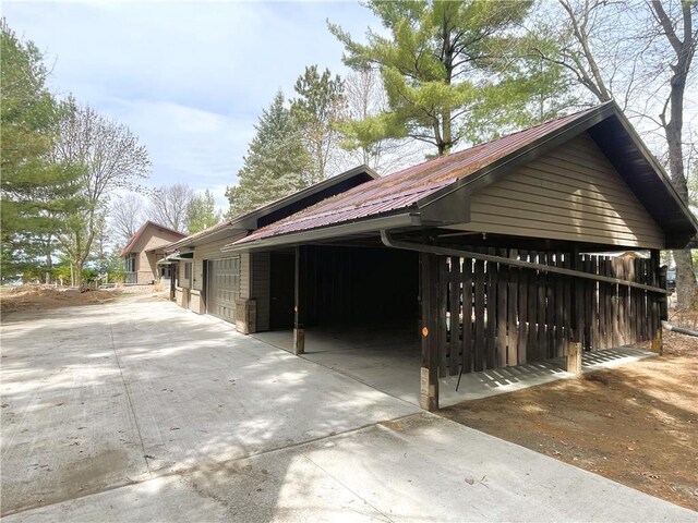 7672 178th St, Chippewa Falls, WI 54729 - view of property exterior with metal roof