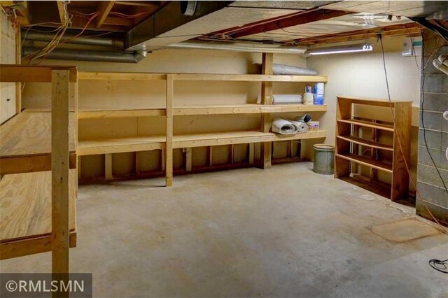 890 Lincoln Ave, Amery, WI 54001 - view of unfinished basement