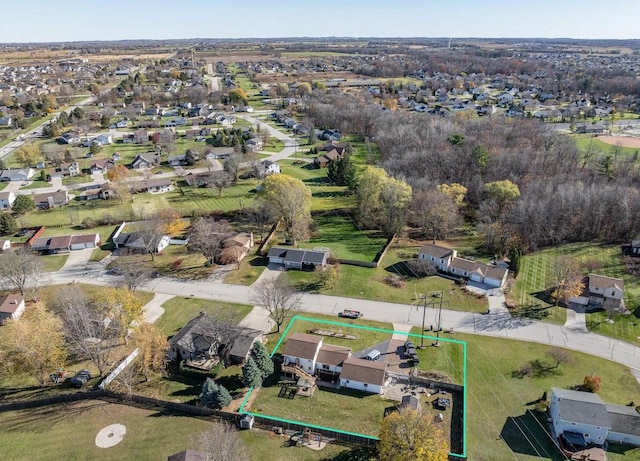 1992 London Rd, Green Bay, WI 54311 - drone / aerial view featuring a residential view
