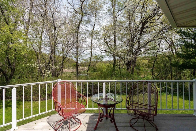 1111 Virgin Lake Dr, Stoughton, WI 53589 - view of balcony