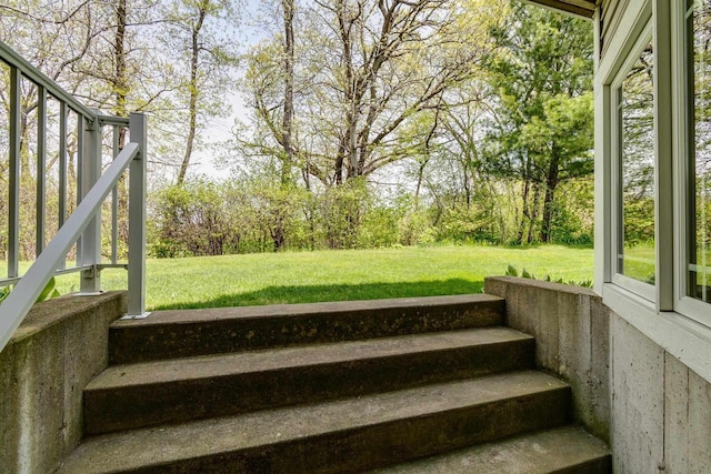 1111 Virgin Lake Dr, Stoughton, WI 53589 - view of staircase