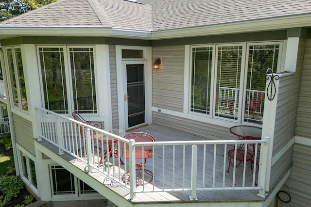 1111 Virgin Lake Dr, Stoughton, WI 53589 - view of wooden terrace