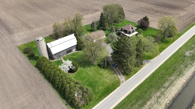 5986 Marsh Rd, Elkhorn, WI 53121 - aerial view with a rural view