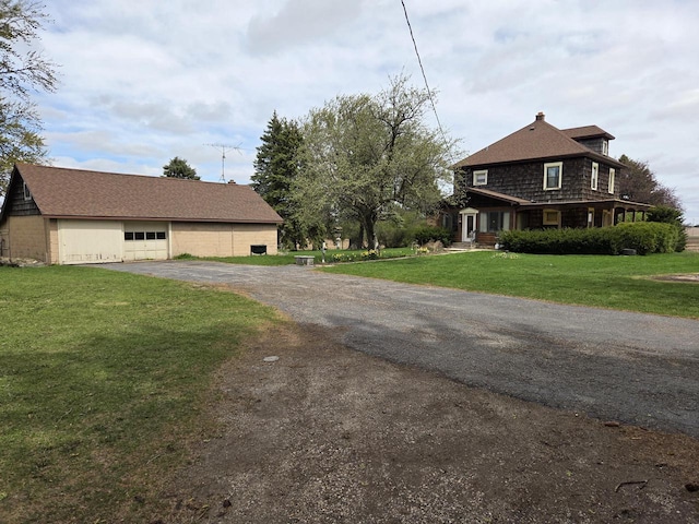 5986 Marsh Rd, Elkhorn, WI 53121 - exterior space with driveway