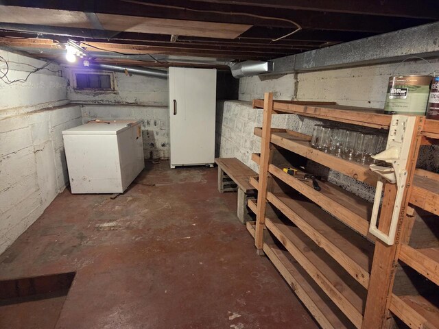 5986 Marsh Rd, Elkhorn, WI 53121 - view of unfinished basement