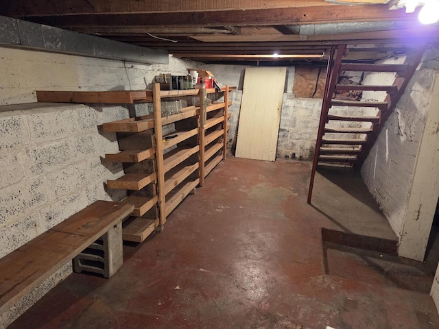 5986 Marsh Rd, Elkhorn, WI 53121 - view of unfinished below grade area