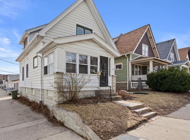 817 E Otjen St, Milwaukee, WI 53207 - bungalow-style home with a porch and entry steps
