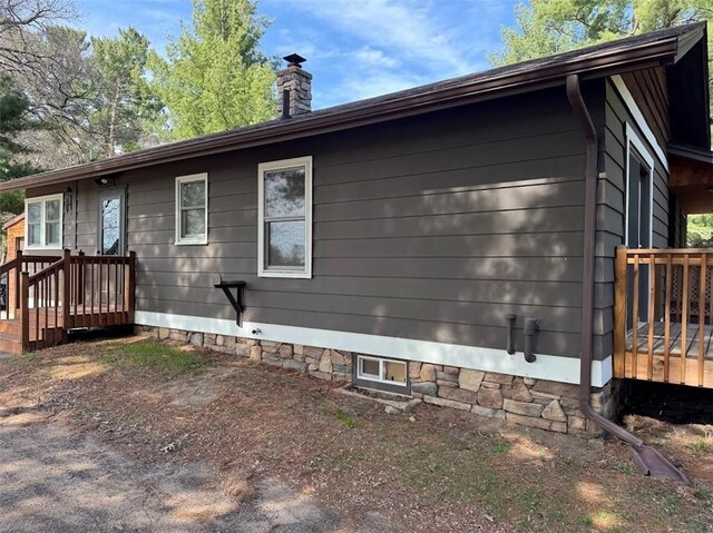 12014 102nd, Chippewa Falls, WI 54729 - view of side of property featuring a chimney