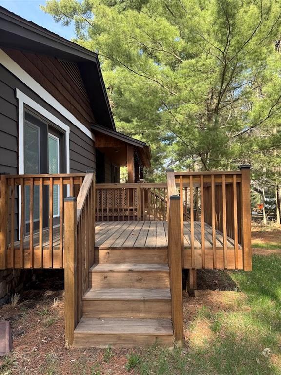 12014 102nd, Chippewa Falls, WI 54729 - view of wooden terrace