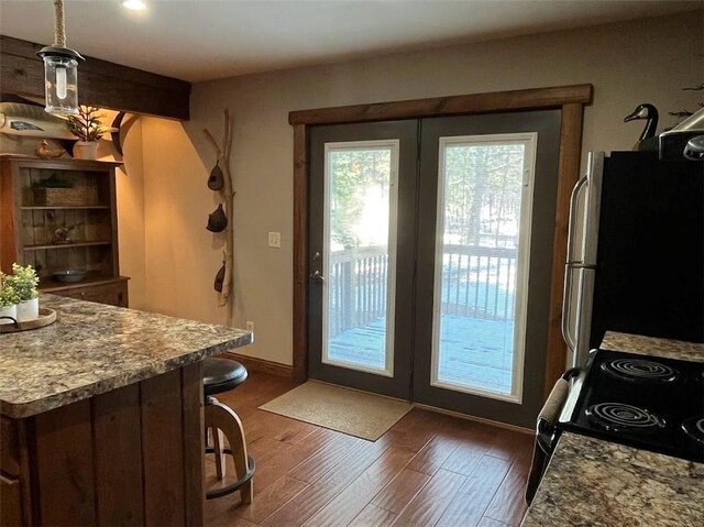12014 102nd, Chippewa Falls, WI 54729 - entryway with dark wood-style flooring