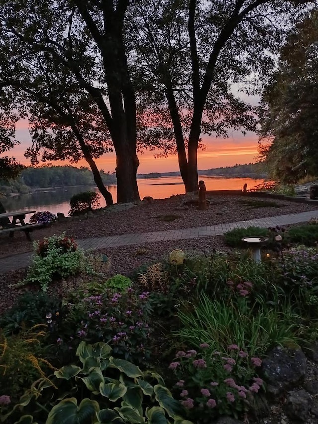 W11027B County Road O, Portage, WI 53901 - view of yard with a water view