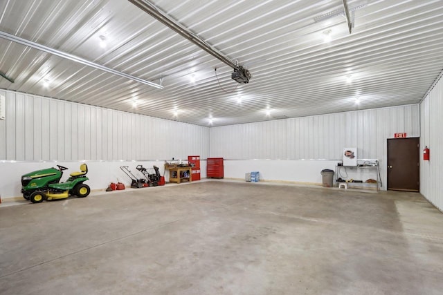 W11027B County Road O, Portage, WI 53901 - garage with a garage door opener