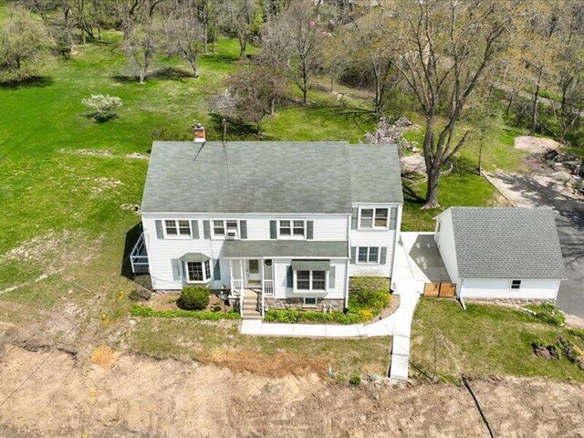 drone / aerial view