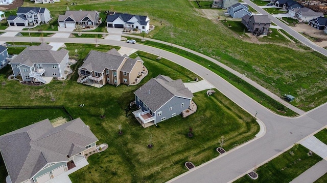 bird's eye view featuring a residential view