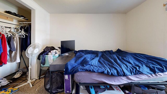 bedroom featuring carpet floors