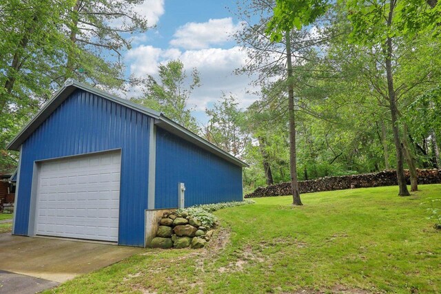 W10134 Schiefelbein Rd, Poynette, WI 53955 - view of detached garage