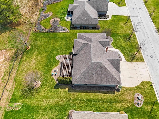 drone / aerial view
