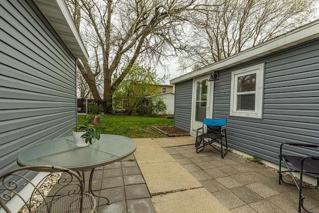 304 Mitchell St, Belleville, WI 53508 - view of patio / terrace featuring fence