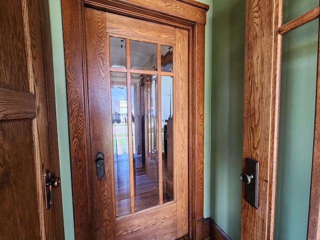 view of entryway
