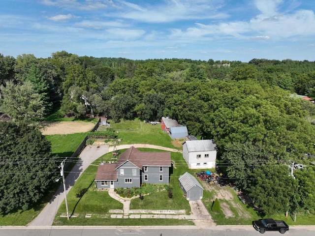 1694 Washington St, Verona, WI 53593 - view of subject property with a heavily wooded area