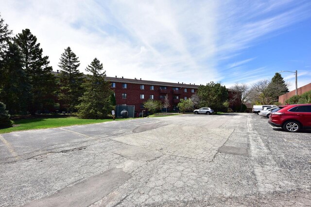 view of uncovered parking lot