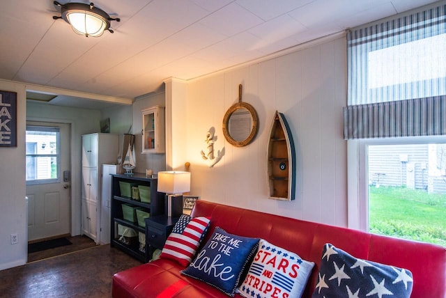 view of living area