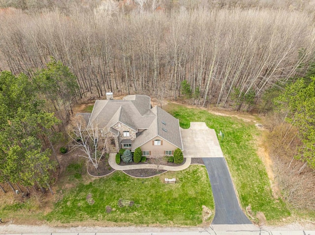 drone / aerial view