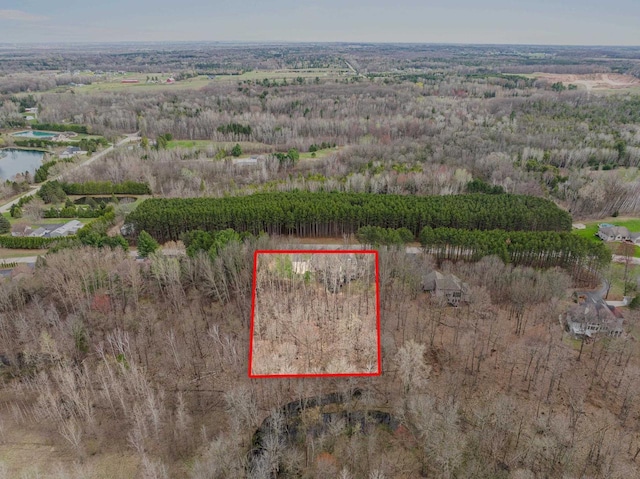 drone / aerial view featuring a rural view
