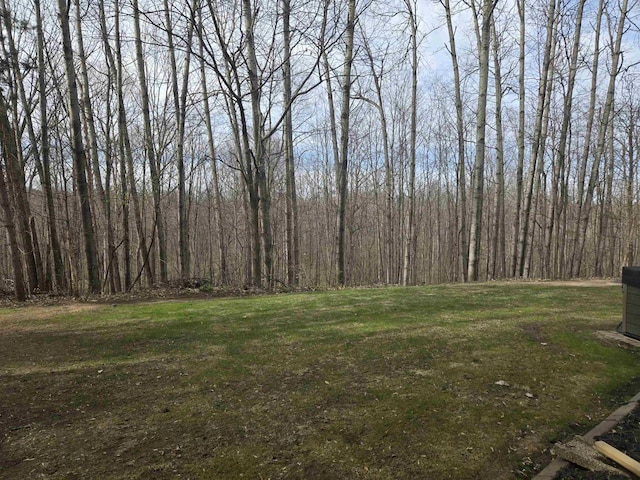 3062 Hawk Ridge Trl, Suamico, WI 54313 - view of yard with a view of trees