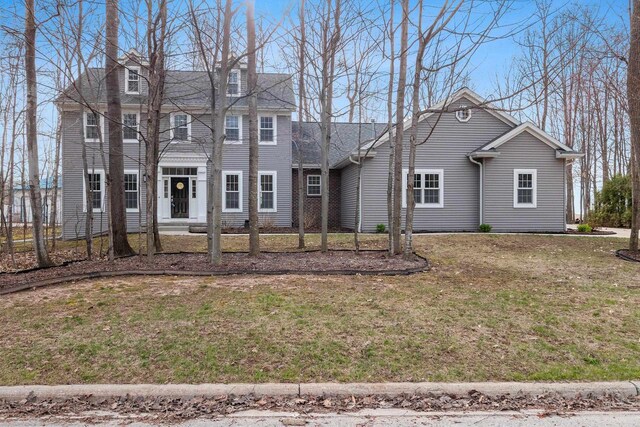 1881 Deer Trail Ct, Luxemburg, WI 54217 - colonial-style house with a front lawn