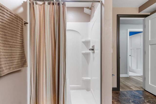 1881 Deer Trail Ct, Luxemburg, WI 54217 - bathroom featuring visible vents and a shower