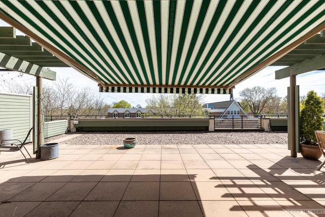 view of patio / terrace featuring a balcony