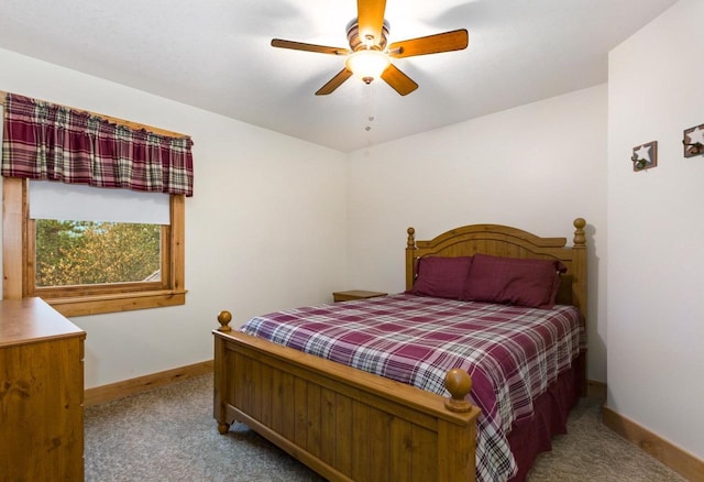 W5929 Driftwood Ln, New Lisbon, WI 53950 - bedroom featuring carpet and a ceiling fan
