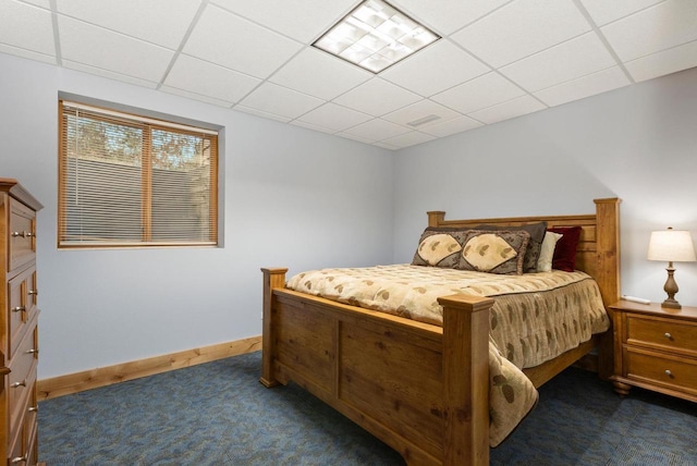 W5929 Driftwood Ln, New Lisbon, WI 53950 - carpeted bedroom with a paneled ceiling