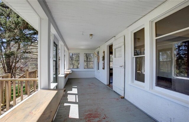1725 Meadow Hill Dr, Menomonie, WI 54751 - view of patio with covered porch