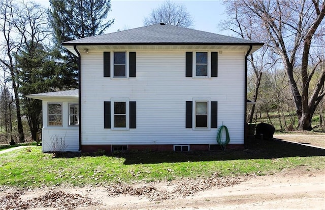 1725 Meadow Hill Dr, Menomonie, WI 54751 - view of property exterior with roof with shingles